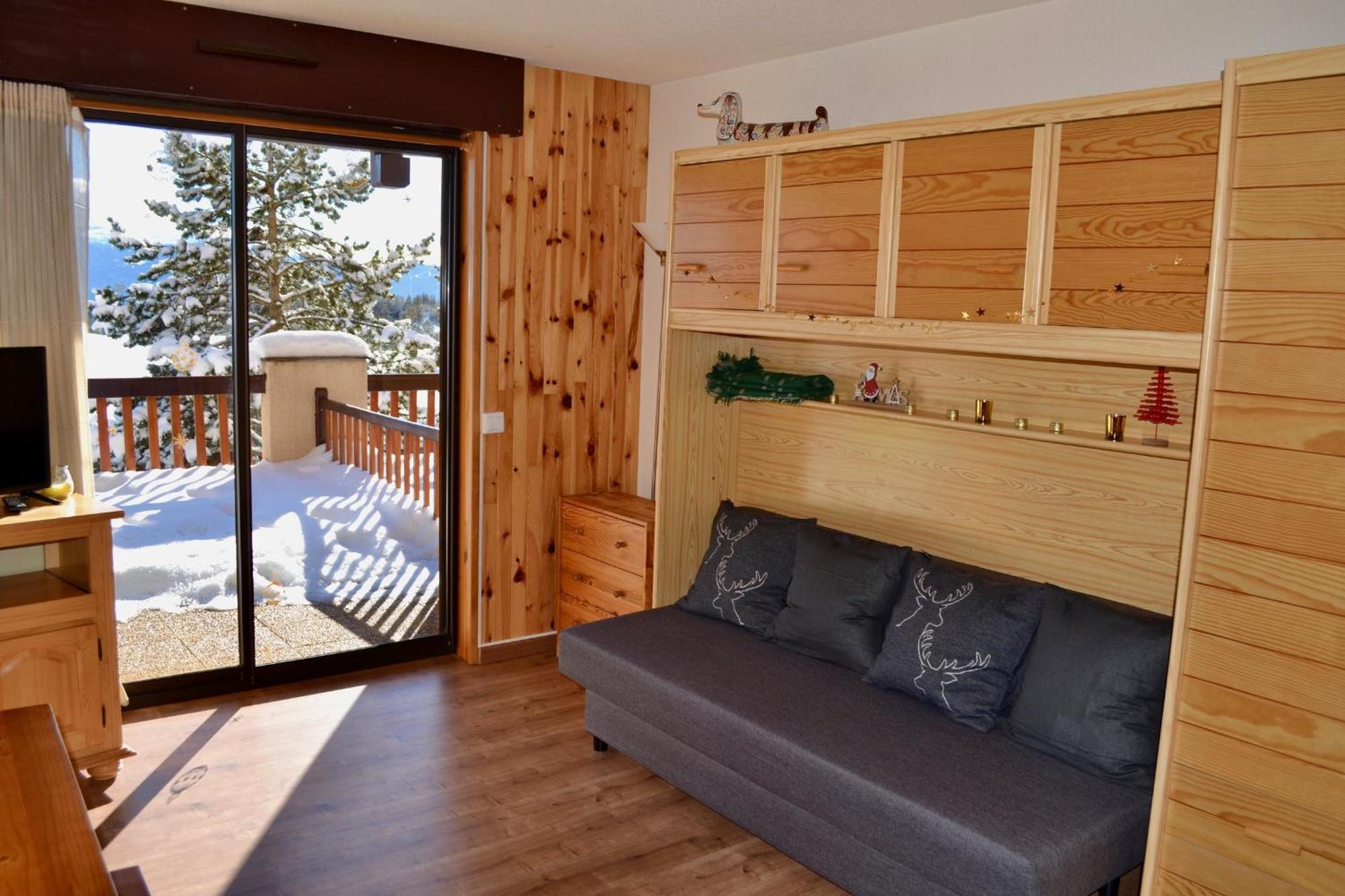 Studio Cabine Chaleureux A Pyrenees 2000 - Wifi Et Parking Prive Bolquere Pyrenees 2000 Buitenkant foto